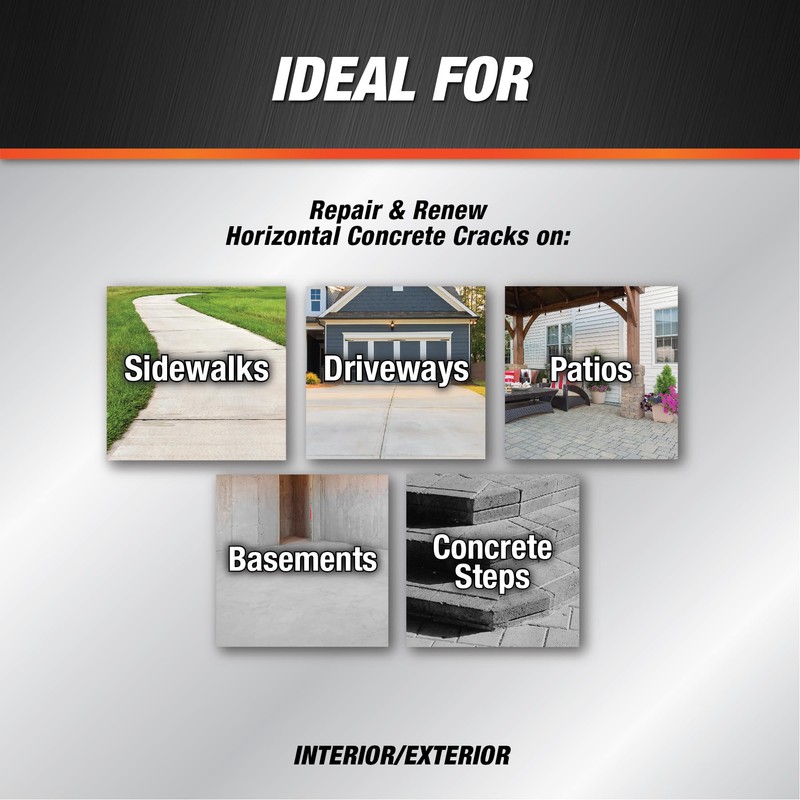 DAP Concrete Crack Filler, Gray, 1.62 lb (7079860500)