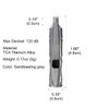 Titanium Whistle EDC Whistle Emergency Survival Safety Loud 120dB Whistle