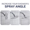 HammerHead Showers® Solid Metal Shower Head Swivel Ball Adapter, Chrome