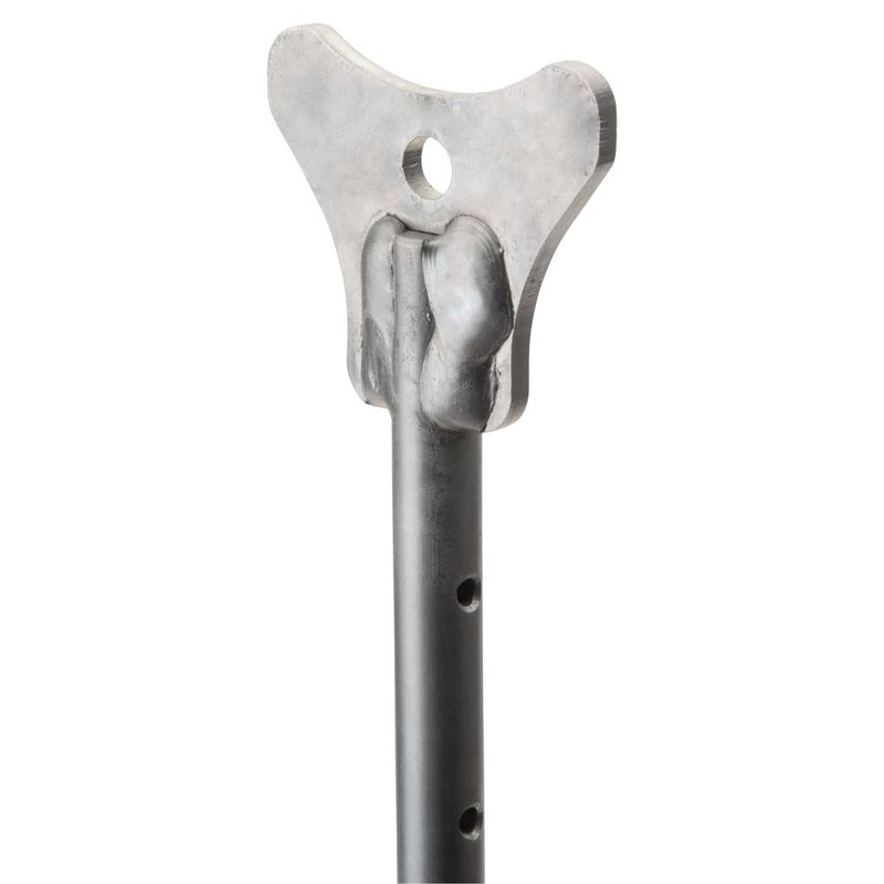 Tusk MotoCrutch Motorcycle Stand – Adjustable Kickstand Support (11–19 in), Zinc-Plated