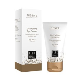 GESKE De-Puffing Eye Serum, Against Dark Circles & Swollen Eyes, With Aloe Vera, Beauty Serum, Smooths the Eye Area, Vegan Formula Without Animal Testing, Complements GESKE SmartAppGuided™ Devices