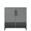 SystemBuild Evolution Shelby Garage Base Cabinet 2 Door, Graphite