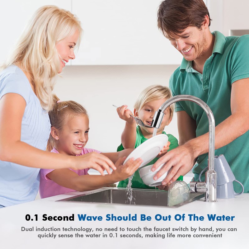 MOSINITTY Intelligent Faucet USB Charging Water-Saving Sensor Non-Contact Automatic Faucet