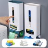 Plastic Bag Dispenser, Wall Mounted Plastic Garbage Bag Organiser, Garbage