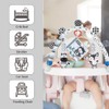 Baby Activity Arch bouncer toy bar, Black and White Geometric
