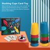 Stacking Cups Card Games Toy Early Educational Training Colorful Interactive