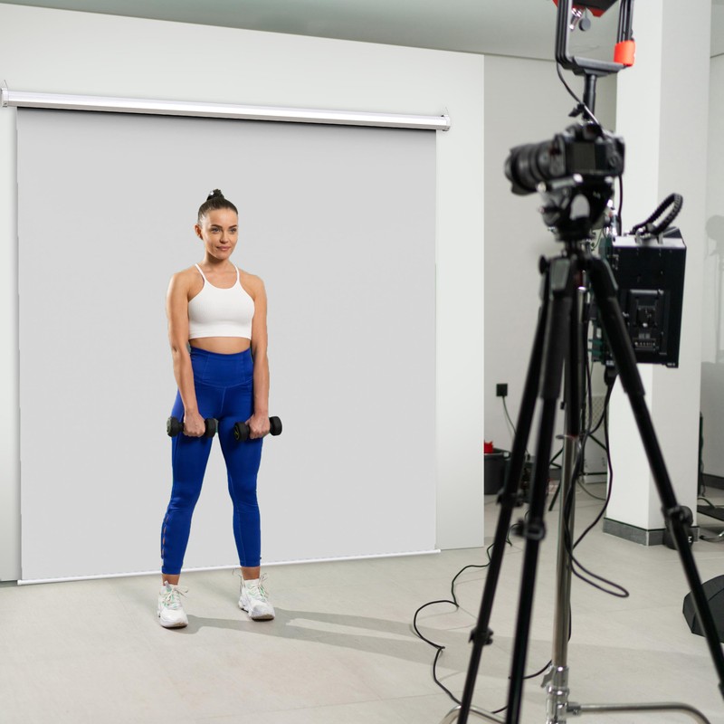 【Wider Style】 KHOMO Gear White Screen 84 x 84 inch