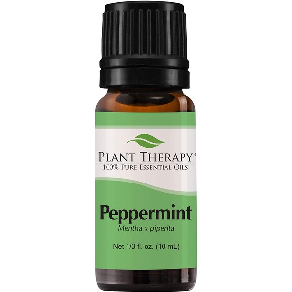 Plant Therapy Peppermint Essential Oil 100% Pure, Undiluted, Natural Aromatherapy, Therapeutic Grade 10 mL (1/3 oz)