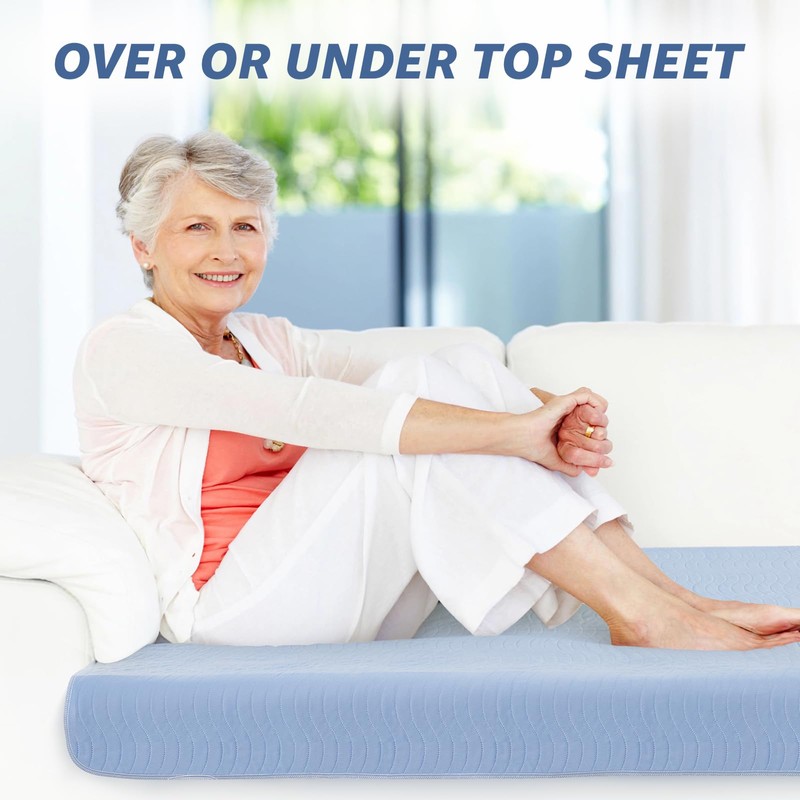 PICK FOR LIFE Incontinence Bed Pads Washable Bed Protector Reusable
