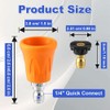 Nvanvmm High Pressure Washer Nozzle Guard, Cleaning Nozzle Holder Set,