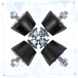 Cherbowing Rubber Buffer Air Conditioning M8, Air Conditioning Vibration Damper, Anti-Vibration Feet, Shock Absorber (40 x 26 mm)