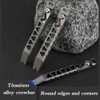 EDC Pry Bar EDC Tool Keychain Titanium Alloy Pry Bar