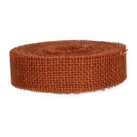 AmaCasa Eco Jute Strips 4 cm Wide, 25 m Roll | Reinforced Jute Strips with Compostable Label | Jute for Crafts and Processing (Light Brown, 4 cm / 25 m)
