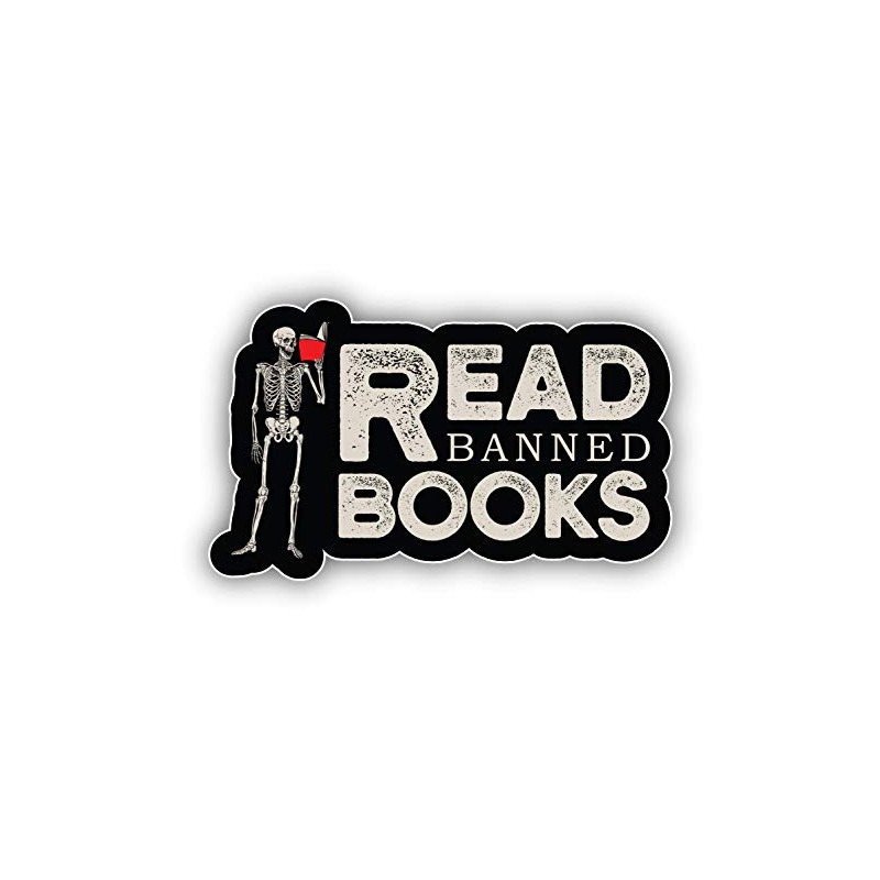 Read Banned Books Vinyl Sticker Decal