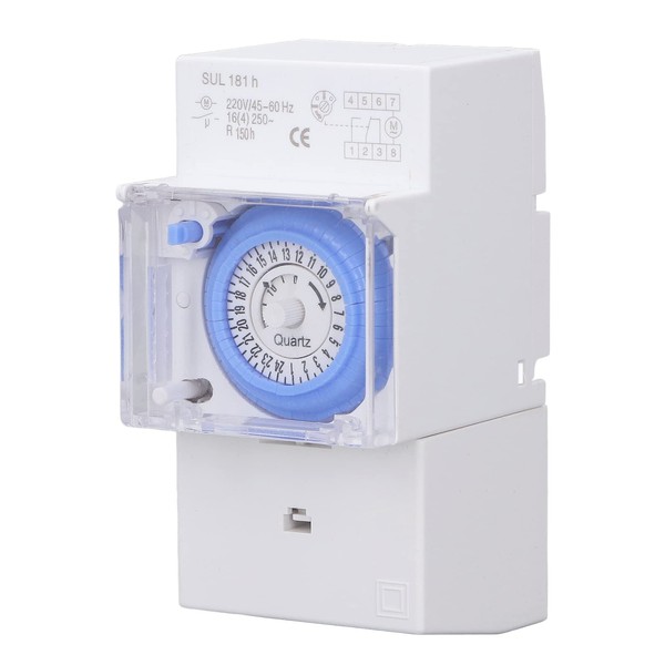 TICFOX 24 Hour Mechanical Timer Waterproof Programmable 24h Time Switch