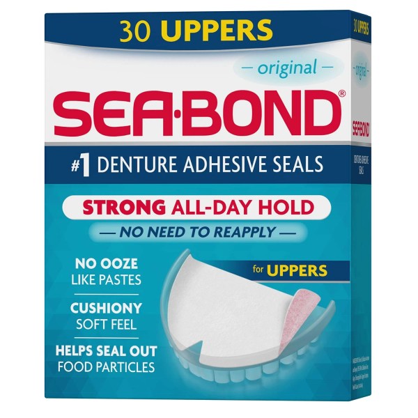 Does not apply Secure Denture Adhesive Seals ( 30 Count)