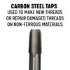 Drill America 5 Piece NPT Pipe Tap Set (1/8", 1/4",