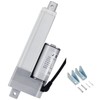 JQDML 12V High Speed Linear Actuator - 4 Inch Stroke,