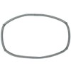 SPARES2GO Top Rubber Door Seal & Corner Clips compatible with