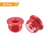 sourcing map Nylon Insert Hex Lock Nuts, 10pcs - M8