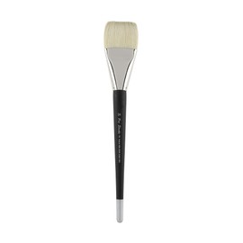 Creative Mark Pro Stroke Premium White Chungking Hog Bristle Artist Paint Brush - Bright # 24 - Natural Bristle Brush w/Great Control Suitable for Oils, Watercolors, Acrylics, Alkyds, Caseins