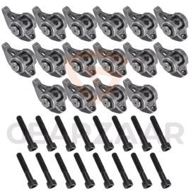 Geartronics LS1 Rocker Arms W/Upgraded Trunion Kit Installed fit For 4.8 5.3 5.7 6.0 LS2 LS6