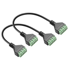 GINTOOYUN 2 PCS 4-Pin Audio and Video Connection Cable (4 PIN)