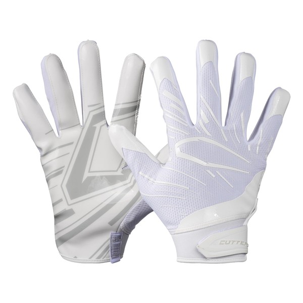 Cutters - Game Day Pro Receiver Gloves YTH Solid White