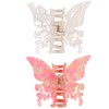 Jayongnee clip Butterfly Hair Claw Clips for Women,Large Non-slip Hair Jaw Clips,Hair Clips for Thin Hair,French Design Hair Clamps Jaw Clips for Girls Medium Acetate Butterfly Hair Claws