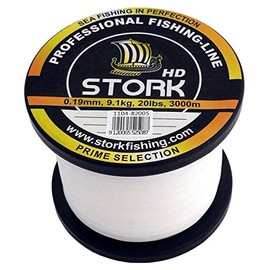 Stork HD 4 Way Braided Fishing Line 3000m (White, 50lbs/50lbs/0.34mm)