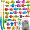 Magnetic Fishing Game Pool Toys for Kids 3-5, Water Table