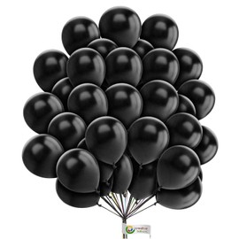 Party Balloons 10 Inch Birthday Balloons Colorful Black Balloons For Kids Party Bags Black Birthday Decoration Wedding Mothers Day Engagement Party Theme Party Decoration 15 pcs