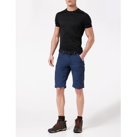 Schöffel Silvaplana2 Men's Shorts, Versatile Hiking Shorts with Separate Belt, Comfortable Outdoor Shorts with Practical Pockets, blue, 50