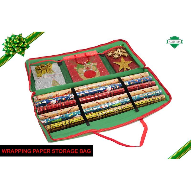 ADEPTNA Wrap Storage Bag Wrapping Paper Organiser - Durable and