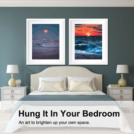 BAISITE Paint by Numbers Kit for Adults Beginners,12" Wx16 L 2 Pack Canvas for Painting Kits for Adults in Colorful Box-BAIPBN607-608