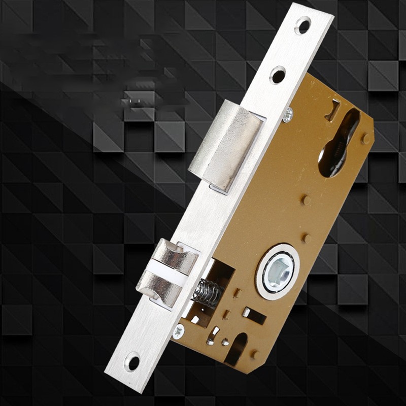 Stainless Steel Handle Door Lock Mechanical Magnetic Security Entry Lever