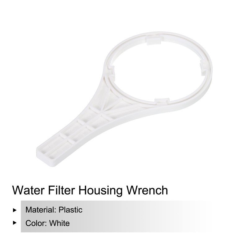 sourcing map Water Filter Housing Wrench Fit for 10-inch Water