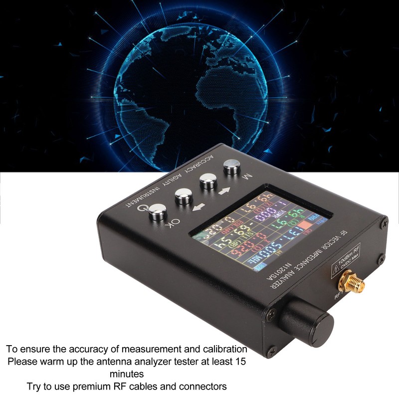 N1201SA RF Antenna Analyzer 34.375MHz Vector Impedance Portable SWR Antenna