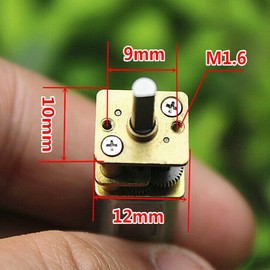 5PCS Mini N20 Gear Motor DC 3V-9V Slow Speed Full Metal Gearbox DIY Robot Car