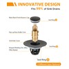 Tgosomt Bathroom Sink Stopper, Bathroom Sink Drain Strainer, Revolutionary Bathroom