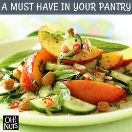 Almonds | Dry Roasted Salted | 1 lb | Freshly Oven Roasted and Salted Almonds | Packed in New York Zip-Seal Bag for Exceptional Freshness by Oh Nuts