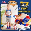 Welwoos 12 Pairs Stopper Socks Children Baby Boys Non-Slip Socks