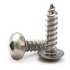 Square Drive Truss Head Sheet Metal Screws 18-8 Stainless Steel