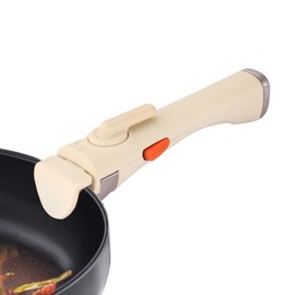 Removable Pot Handle - Stainless Steel Removable Pan Handle | Handle Cookware Replacement | Detachable Handle for Pots and Pans | Pans Replacement Grip Anti-Scalding Replacement Handle