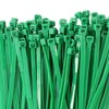 HORZEFIX Cable Ties Pack of 100 Green Long UV Resistant