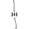 HKM Tournament Numbers 9576 White One Size