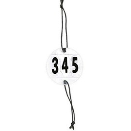 HKM Tournament Numbers 9576 White One Size