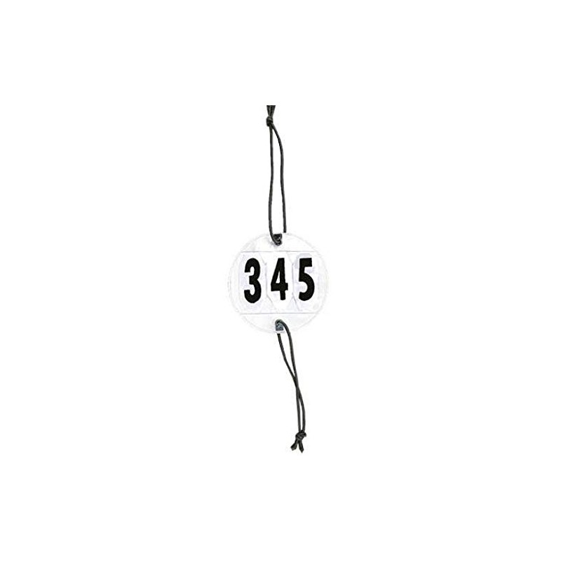 HKM Tournament Numbers 9576 White One Size