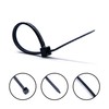 Reload Cable Ties 80mm x 2.5mm Black Nylon Plastic Zip