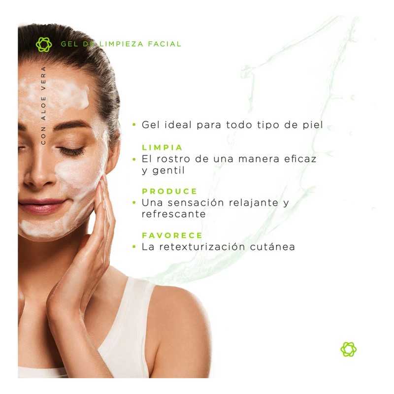 Shampoo Dermolimpiador Facial AspidPro Hierbabuena Piel Mixta 120ml